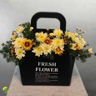 باکس گل هدیه مدل fresh-flower کد f2