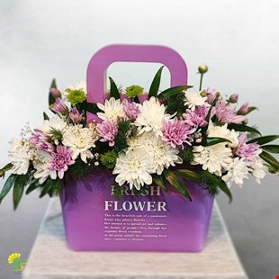 باکس گل هدیه مدل fresh-flower کد f6