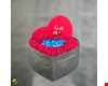 باکس گل قلبی رز