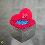 باکس گل قلبی رز