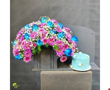 باکس گل و کیک کد 10