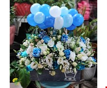 باکس گل و بادکنک کد 14