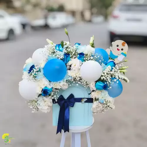 باکس گل و بادکنک کد 26
