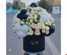 باکس گل و بادکنک کد 6