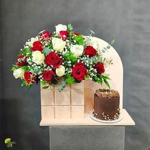 باکس گل و کیک کد 11