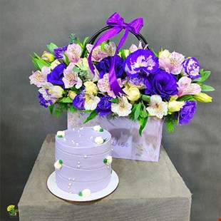 باکس گل و کیک کد 13