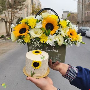 باکس گل و کیک کد ۱۶