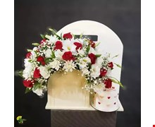 باکس گل و کیک کد 3