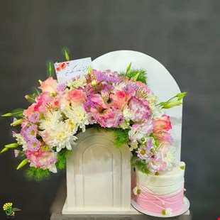 باکس گل و کیک کد 7