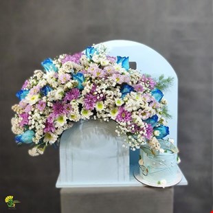 باکس گل و کیک آسمان 