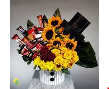 باکس گل هدیه جنتلمن