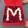باکس گل حرف M