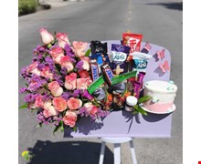 باکس گل سورپرایز تولد 