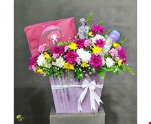 باکس گل هدیه مرلین