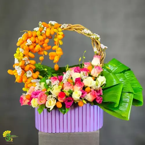 باکس گل رز لوکس