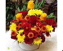 باکس گل ترکیبی پاییزه