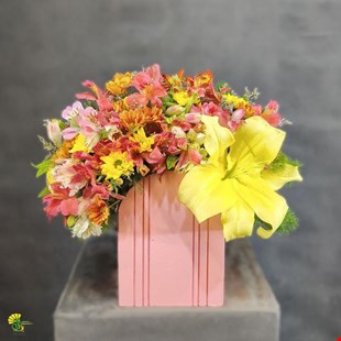 باکس گل ترکیبی - خرید گل مشهد