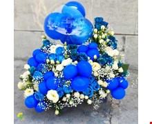 باکس گل و بادکنک کد 11