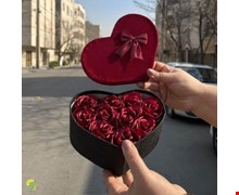 باکس گل ولنتاین طرح قلب