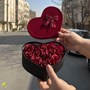 باکس گل ولنتاین طرح قلب