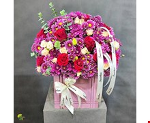 باکس گل هدیه لوکس 