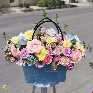باکس گل هدیه پارادایس کد 8 