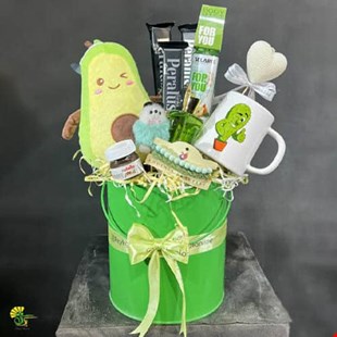 باکس هدیه ولنتاین طرح آووکادو