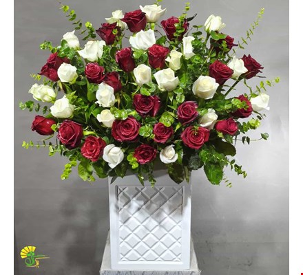 باکس گل هدیه رز 