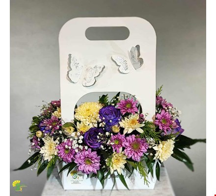 باکس گل هدیه مدل fresh-flower کد f13