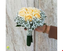دسته گل عروس کد 58