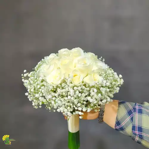 دسته گل عروس کد 66