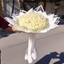 دسته گل رز سفید و ژیپسوفیلا