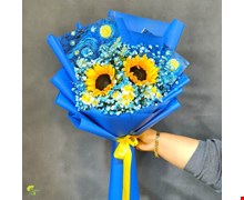 دسته گل شب پر ستاره ونگوگ