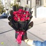 دسته گل رز قرمز ولنتاین