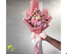 دسته گل رز بهاره
