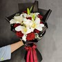دسته گل رز و لیلیوم
