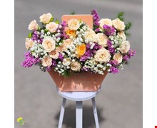 باکس گل هدیه مدل fresh-flower کد f22