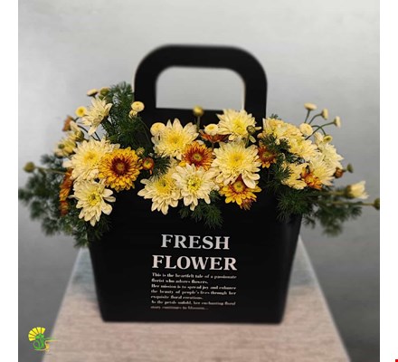 باکس گل هدیه مدل fresh-flower کد f2