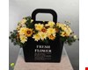 باکس گل هدیه مدل fresh-flower کد f2