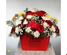باکس گل هدیه مدل fresh-flower کد f-19