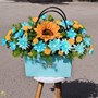 باکس گل هدیه مدل fresh-flower کد f34