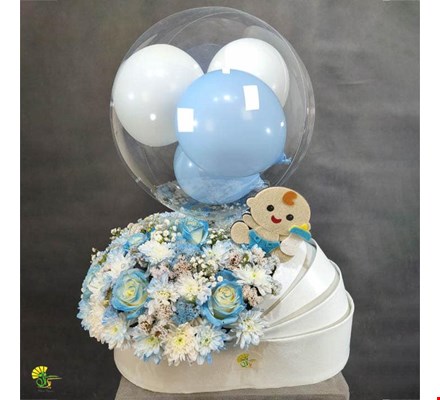 گهواره گل نوزاد کد 20