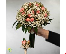 دسته گل عروس کد 50