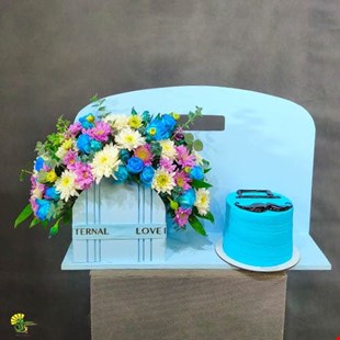 باکس گل و کیک کد 12