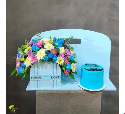 باکس گل و کیک کد 12