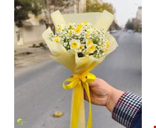 دسته گل نرگس و ژیپسوفیلا