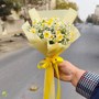 دسته گل نرگس و ژیپسوفیلا
