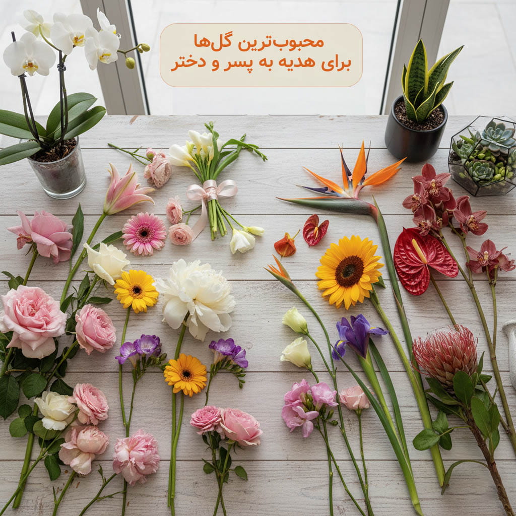 راهنمای انتخاب گل دخترانه و پسرانه در مشهد 