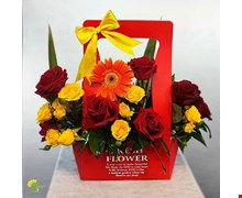 باکس گل هدیه مدل fresh-flower کد f5