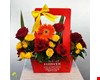 باکس گل هدیه مدل fresh-flower کد f5